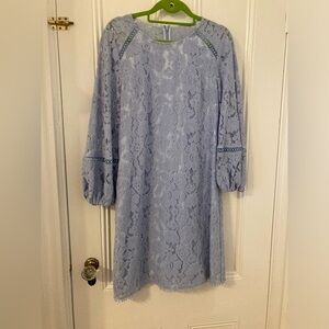Vince Camuto long sleeve lace mini dress EUC